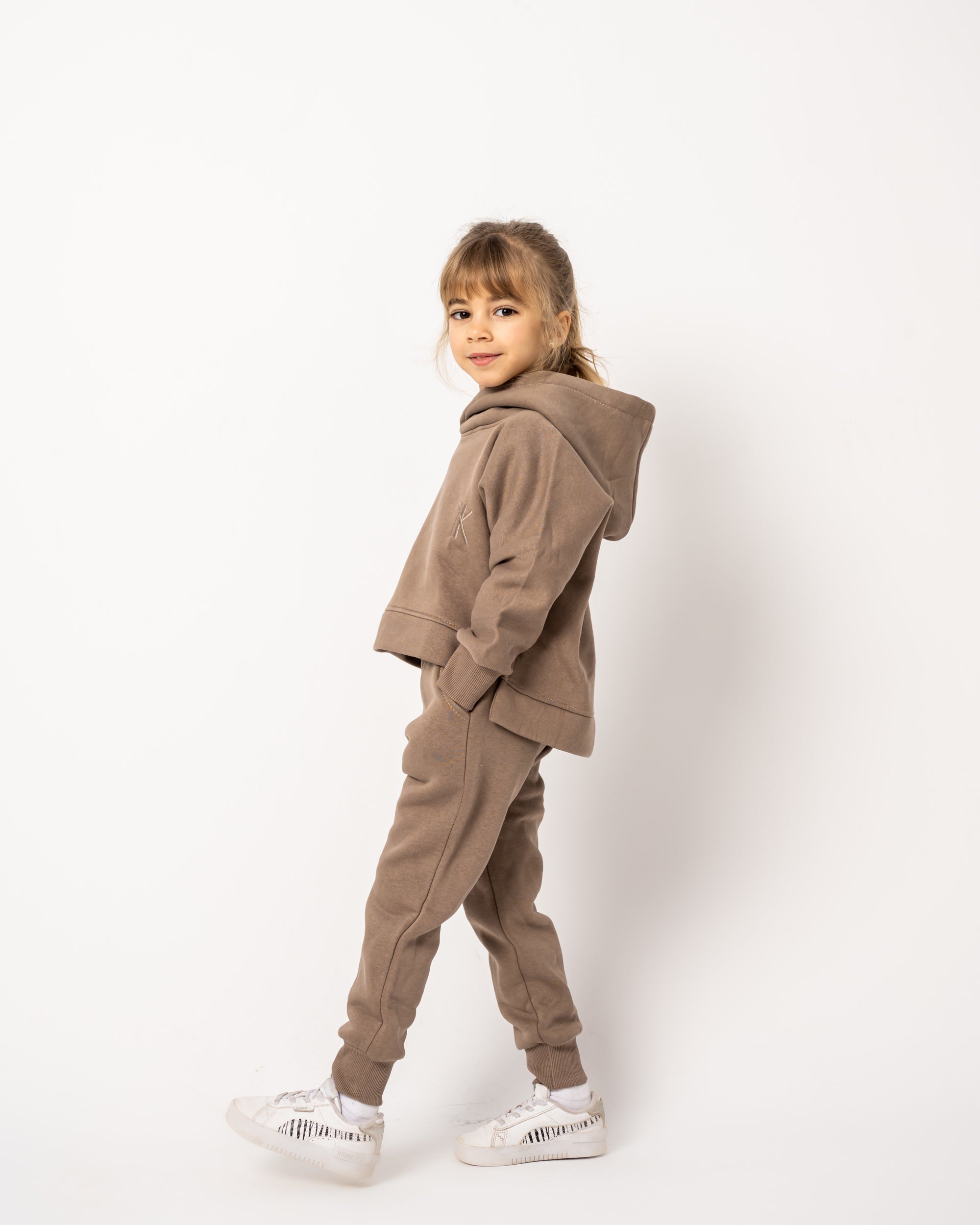 Go Baby Girl Set Cafe Au Lait