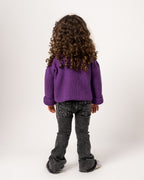 Baby Warm Evening Sweater Purple