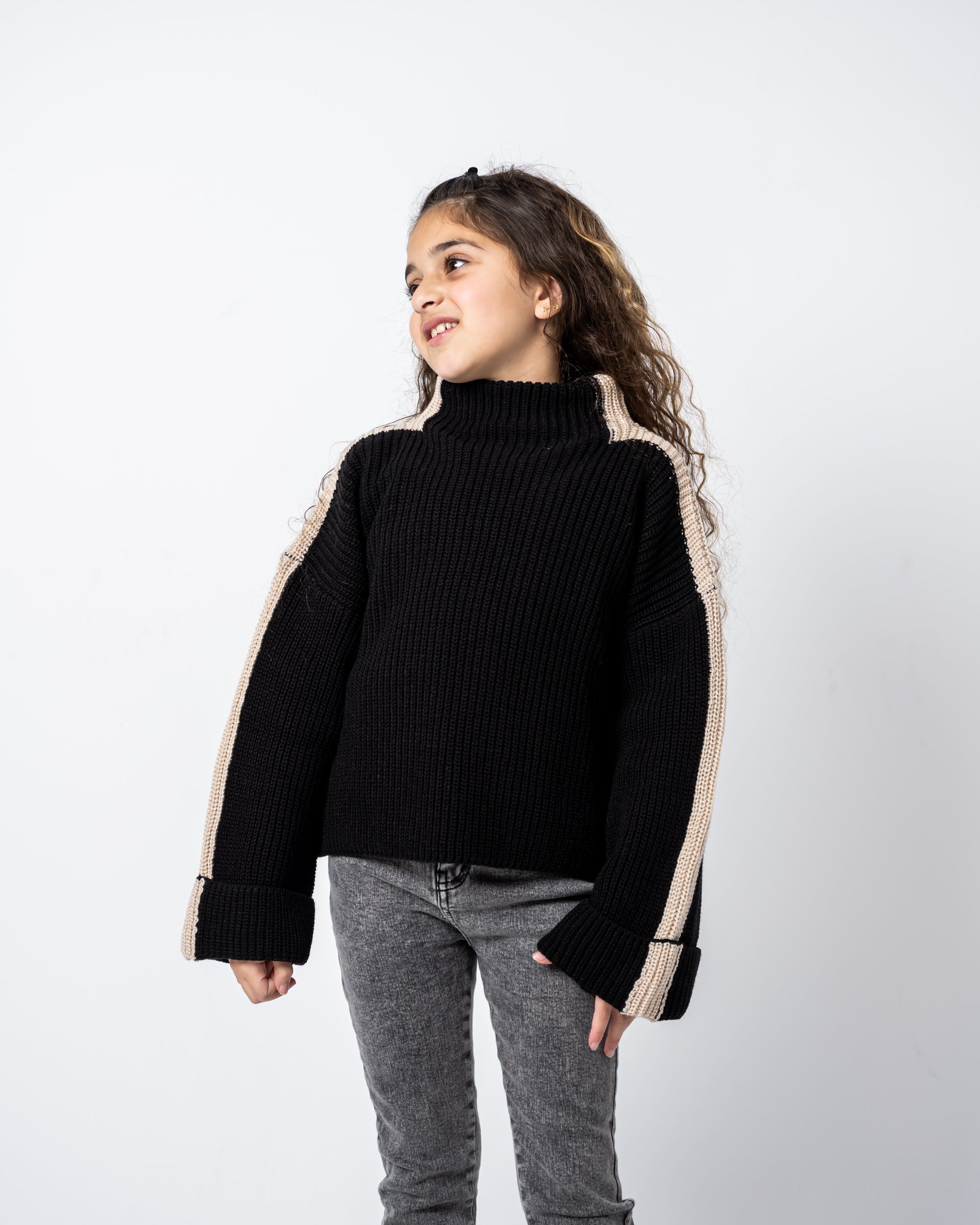 Baby Stripe Warm Evening Black