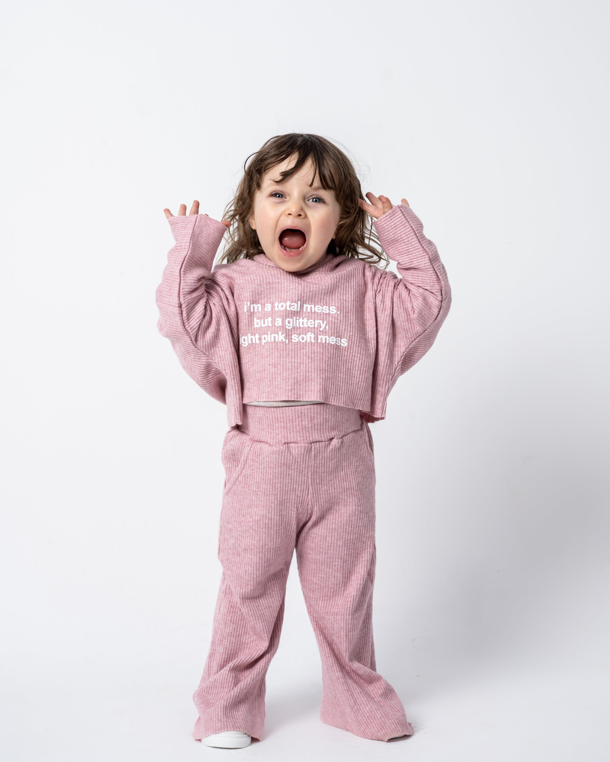 Pink Soft Mess Kids Set