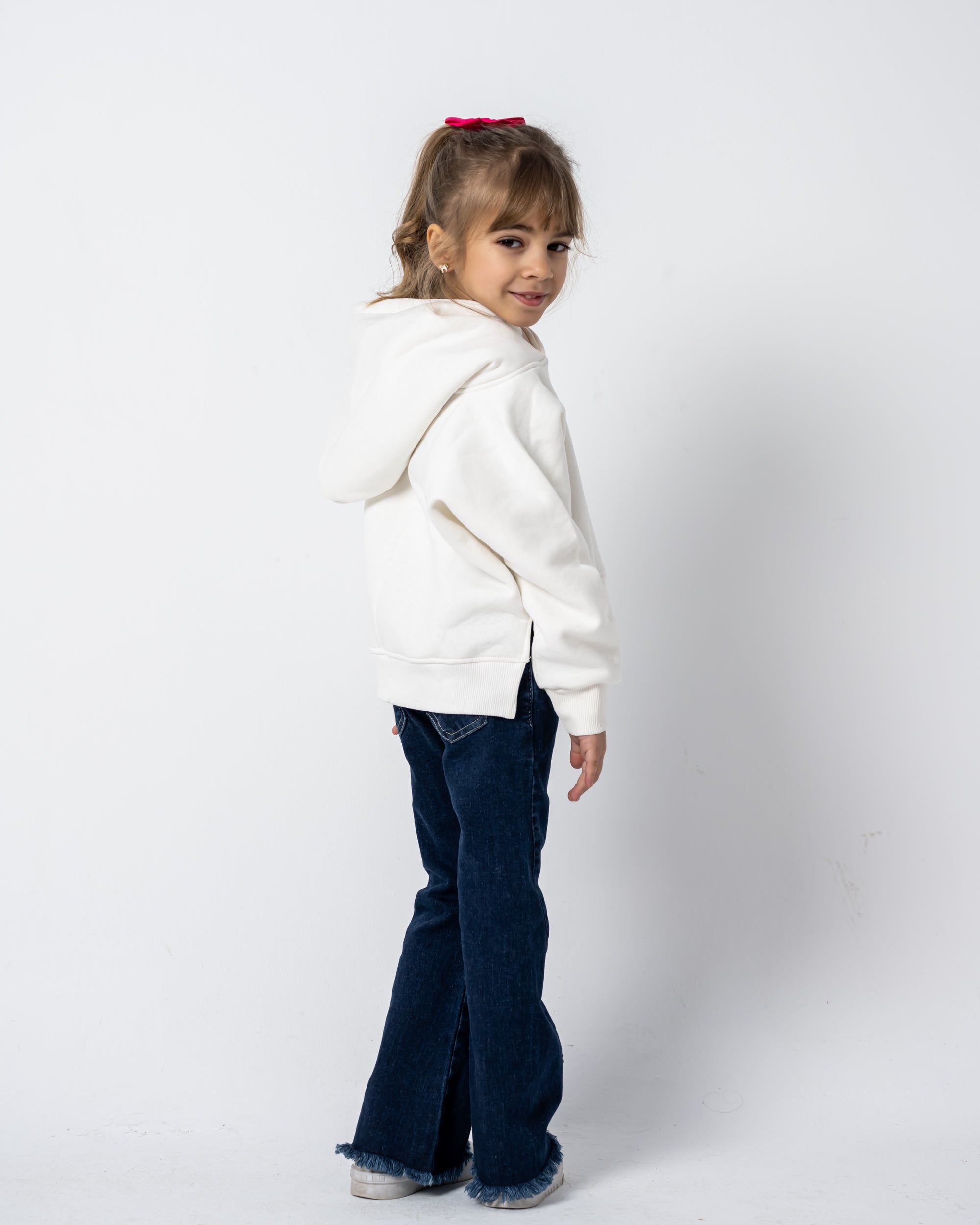 Baby Girl Sweatshirt Cream