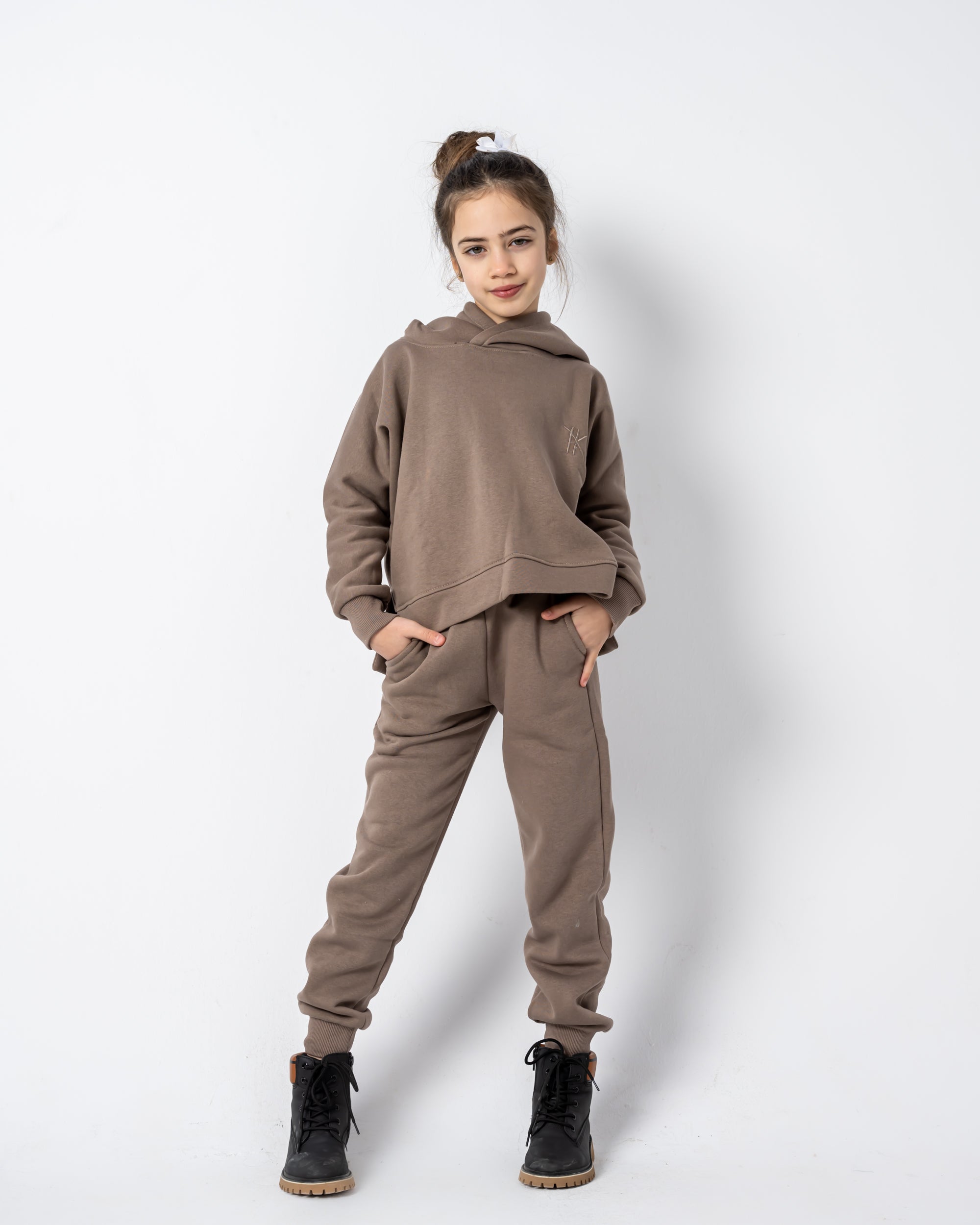 Go Baby Girl Set Cafe Au Lait