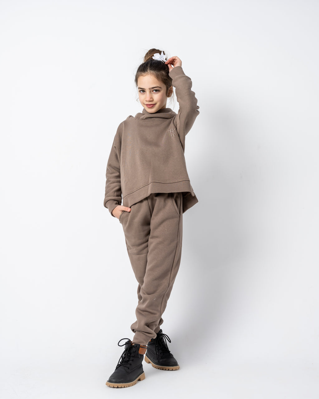 Go Baby Girl Set Cafe Au Lait