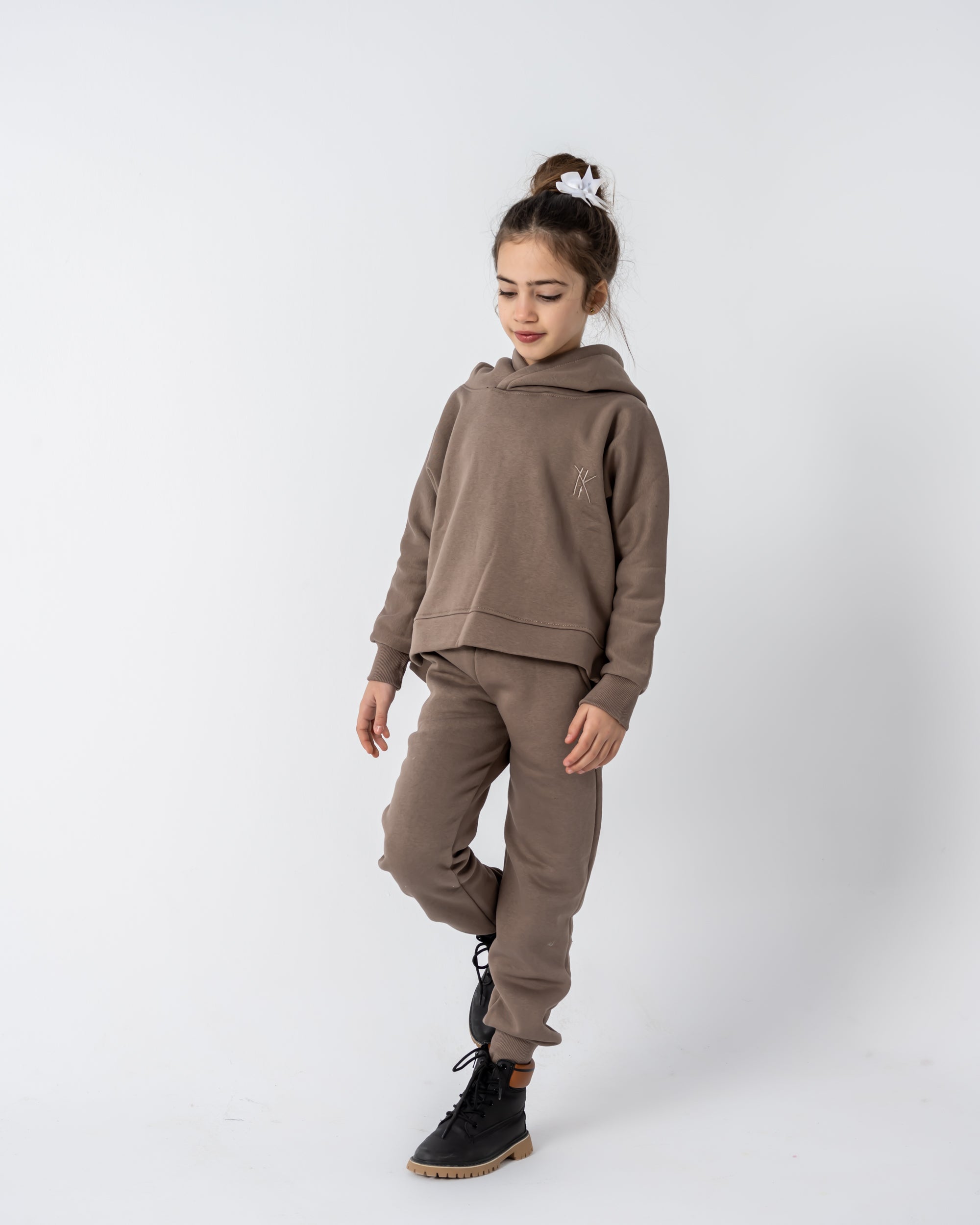 Go Baby Girl Set Cafe Au Lait