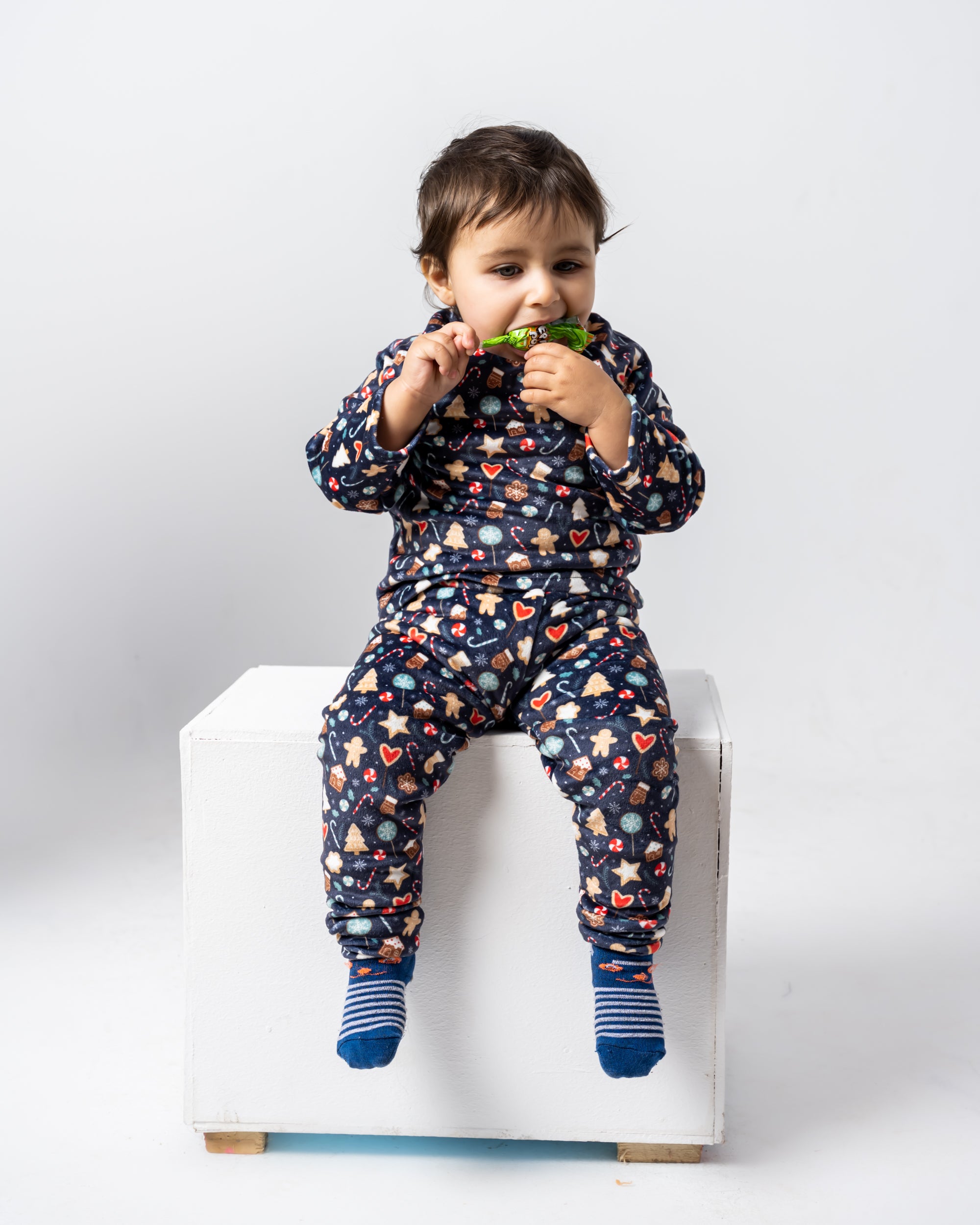 Warm Gingery Night Kids Pjs