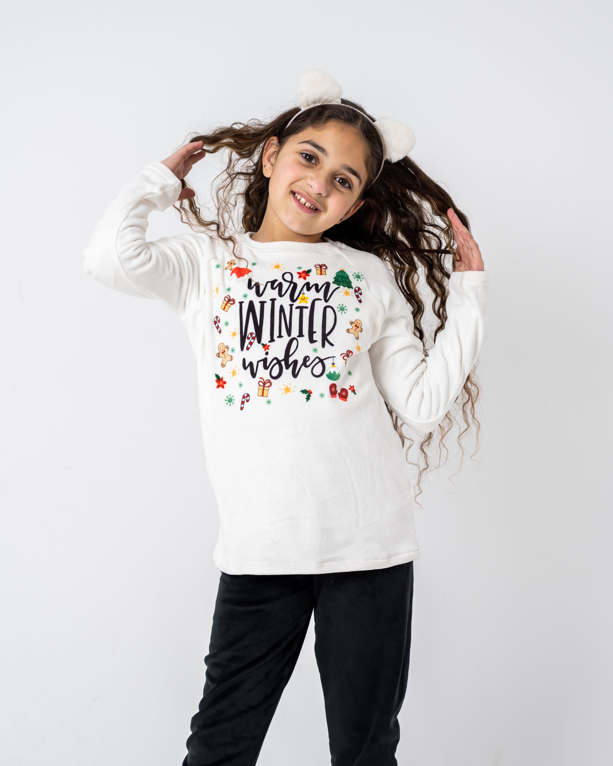 Winter Wishes Kids Pjs