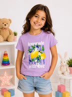 Lemonade With Love Kids T-Shirt