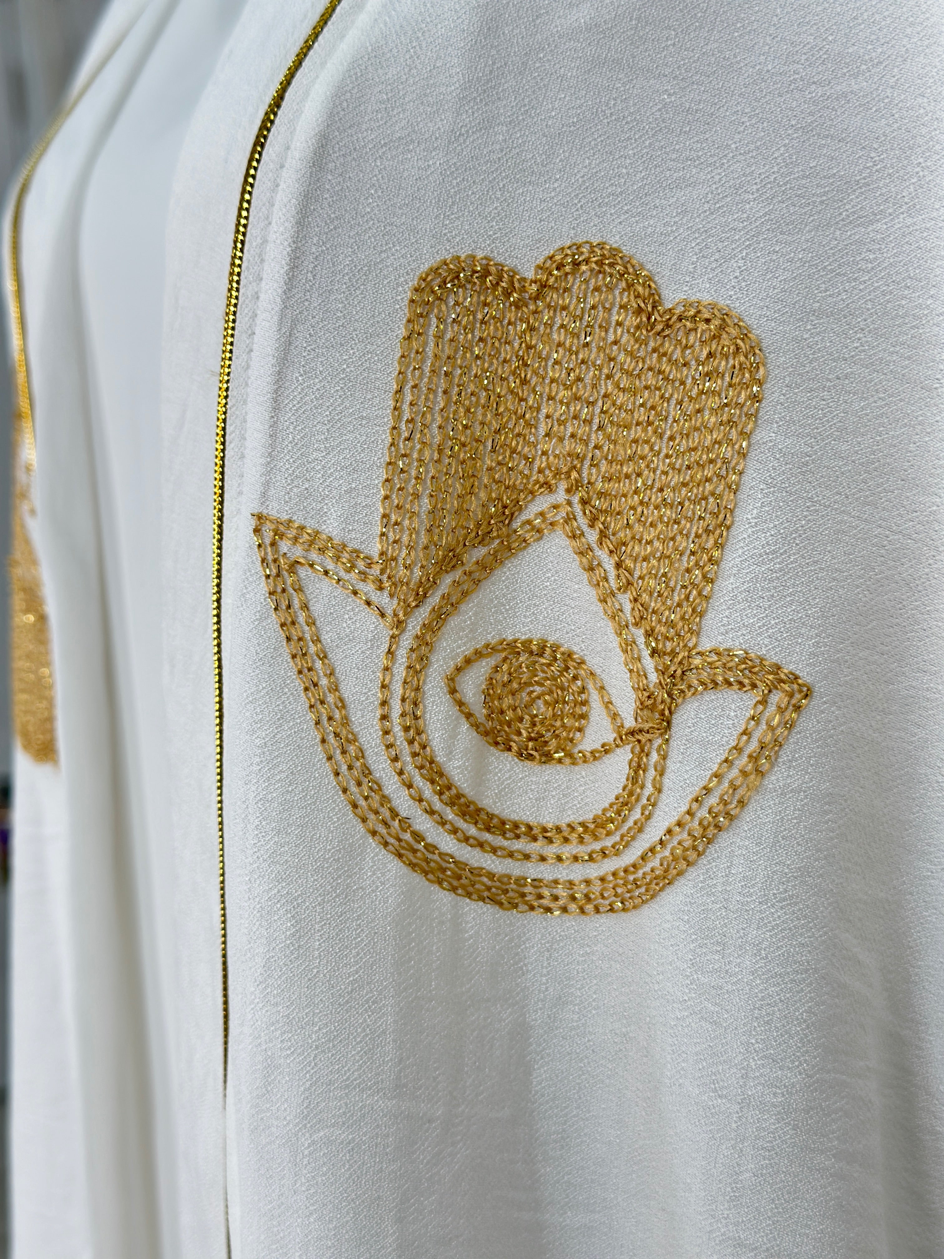 Golden eye khamsa Kimono