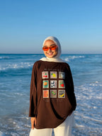 Choco Stamps Long T-Shirt