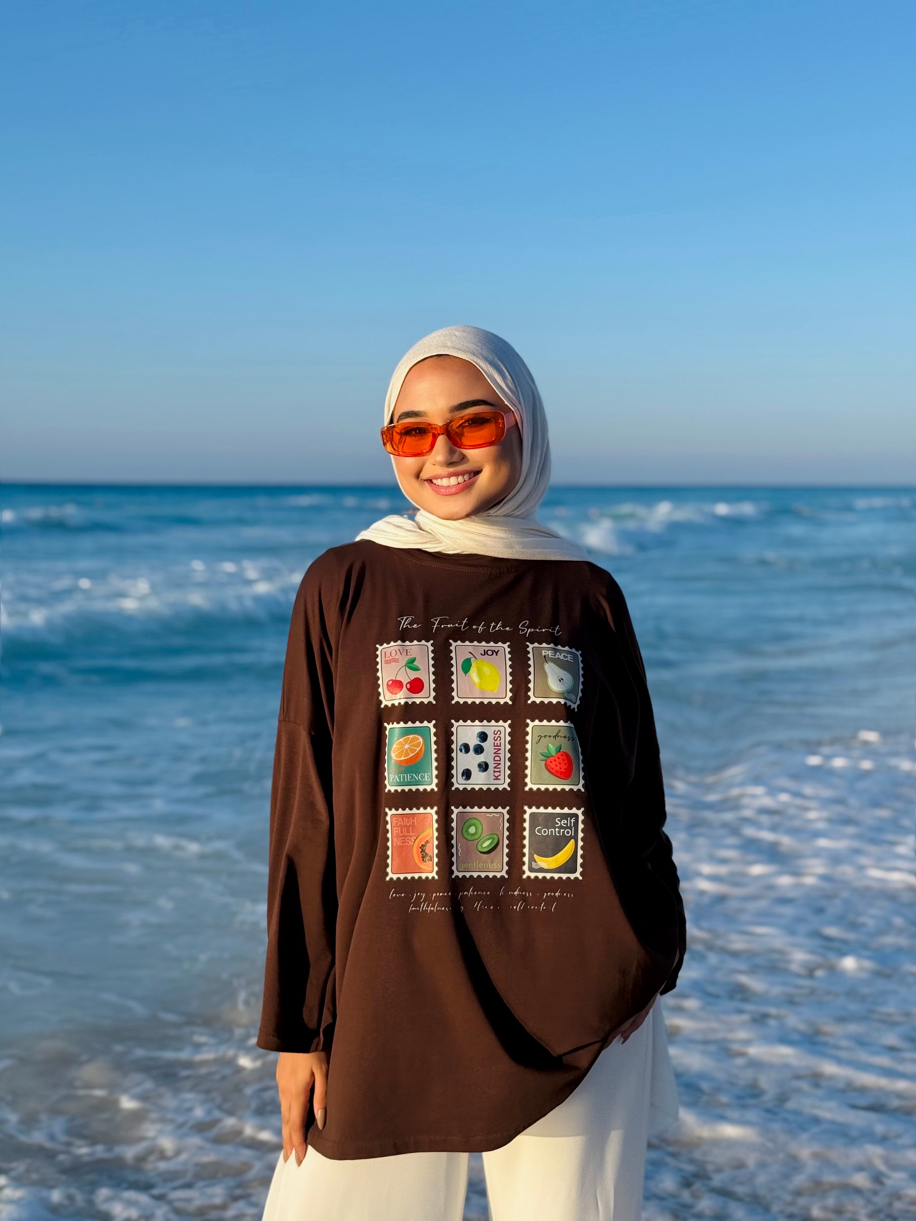 Choco Stamps Long T-Shirt