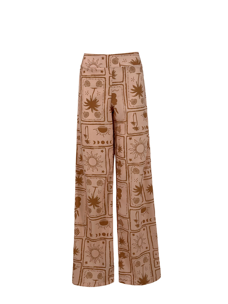 Golden Sandy Rays Set Pants