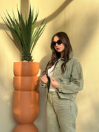 Puffed Denim Jacket