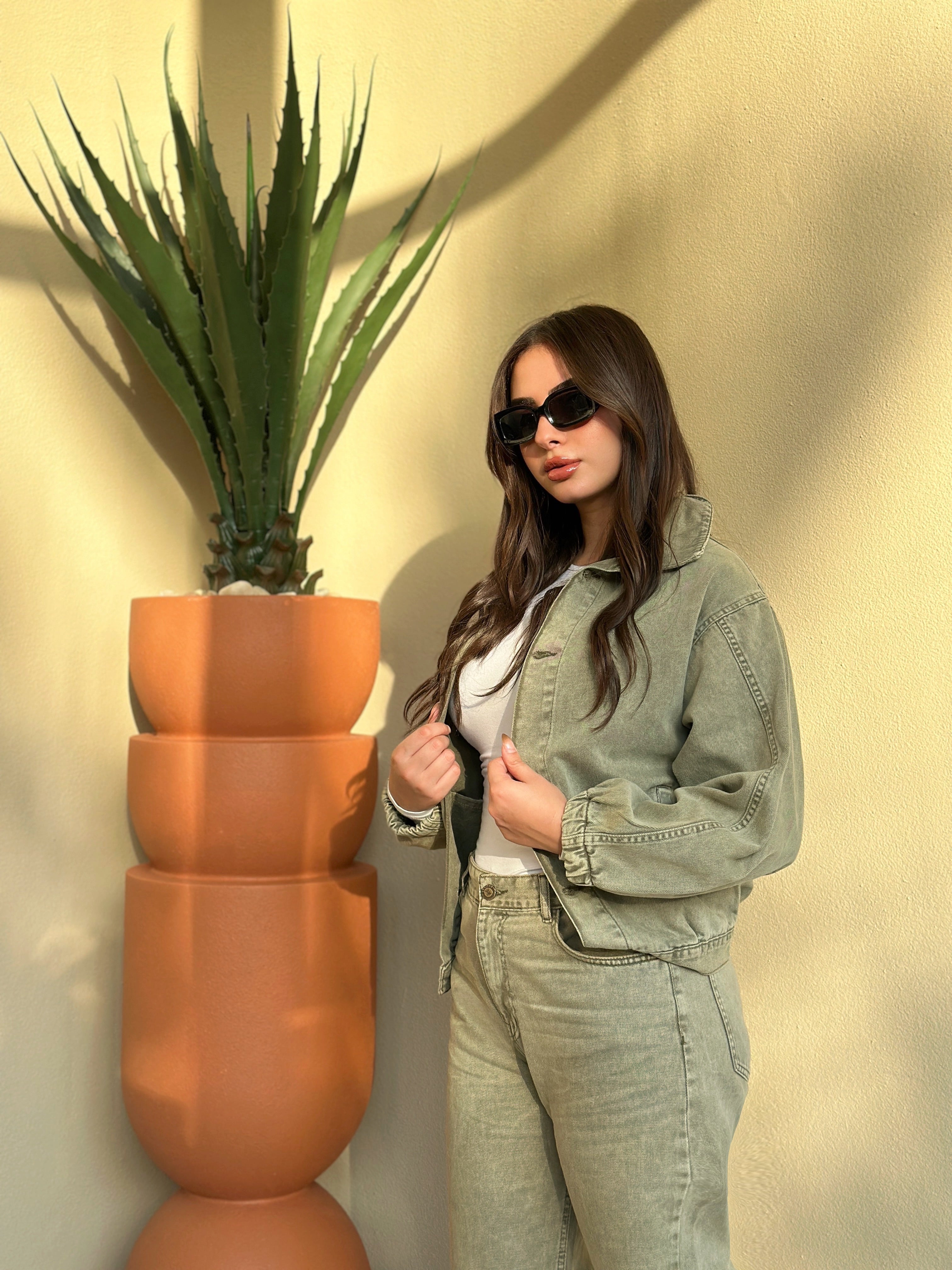 Puffed Denim Jacket