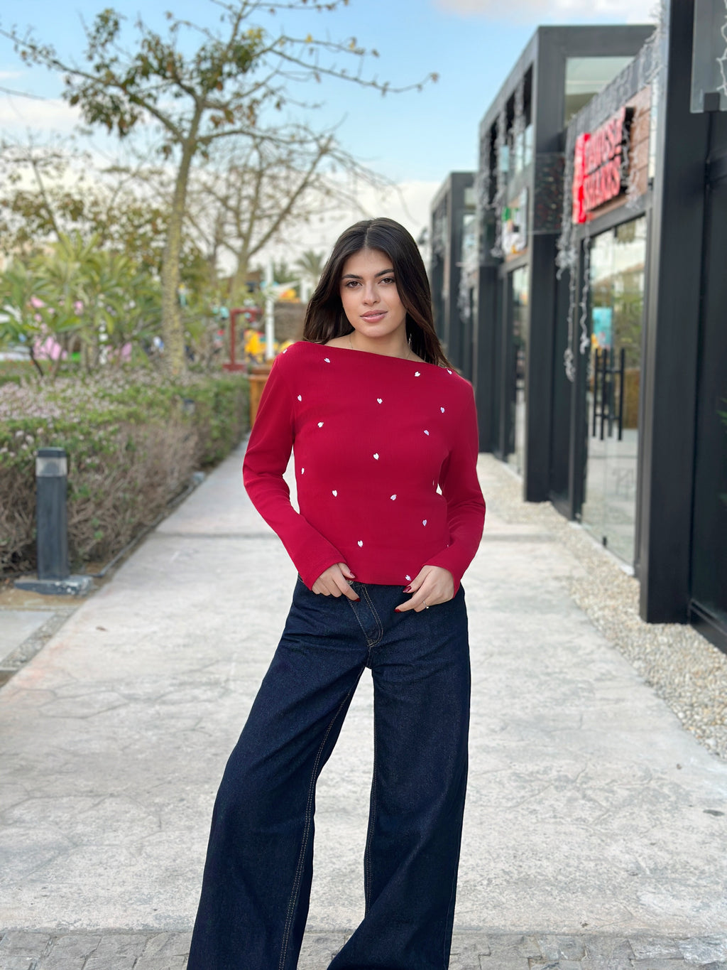Love Embroidery Top