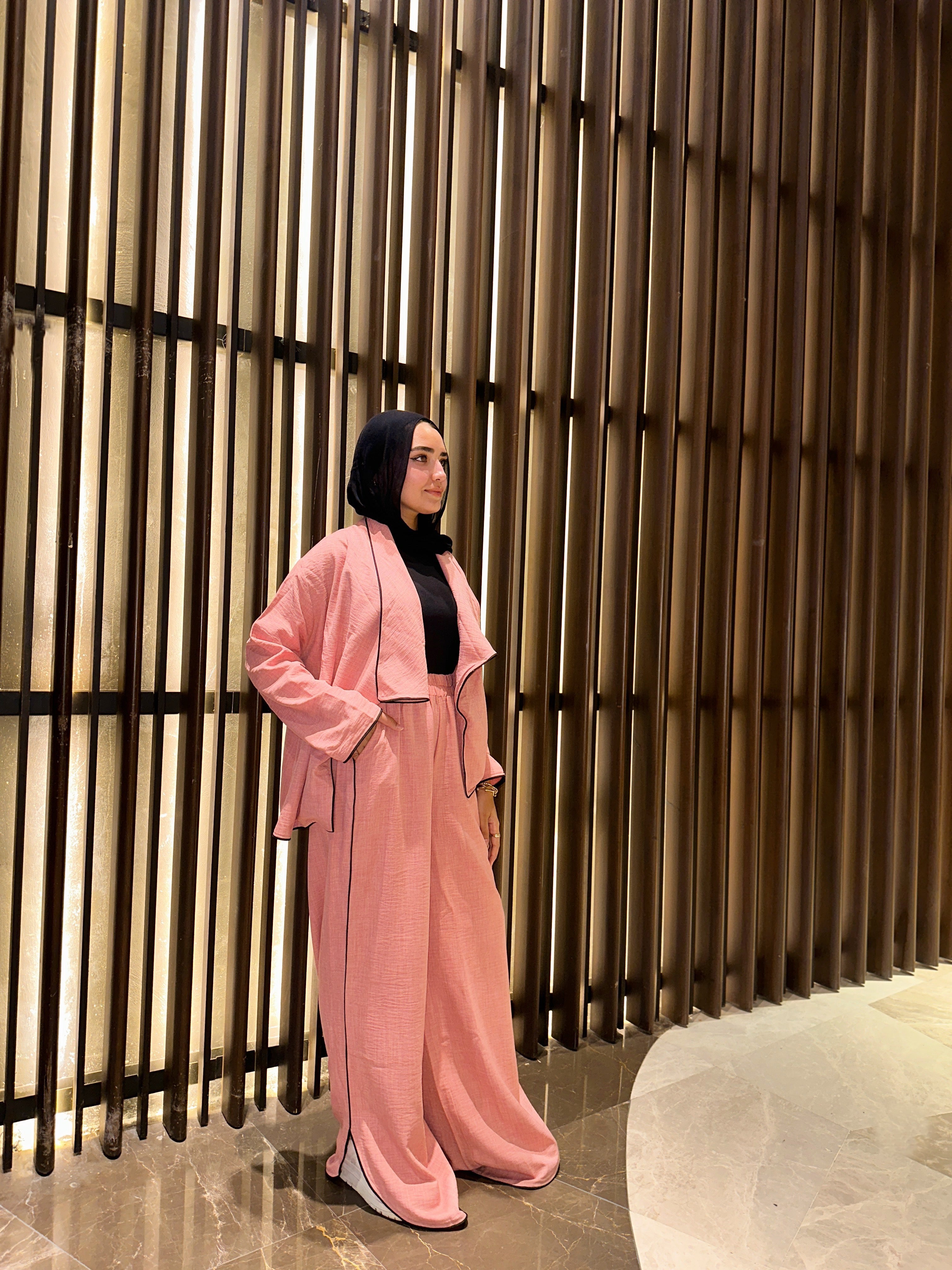 Waterfall Cardigan Set Pants
