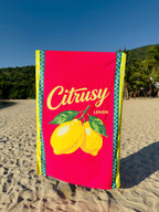 MicroFiber Towel Citrus Wave