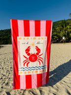 MicroFiber Towel Summer Crab