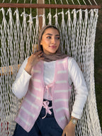 Stripped Ribbon Vest