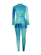 Aqua Skies Ruffled Swimsuit