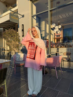 Pink Sardines Long T-Shirt