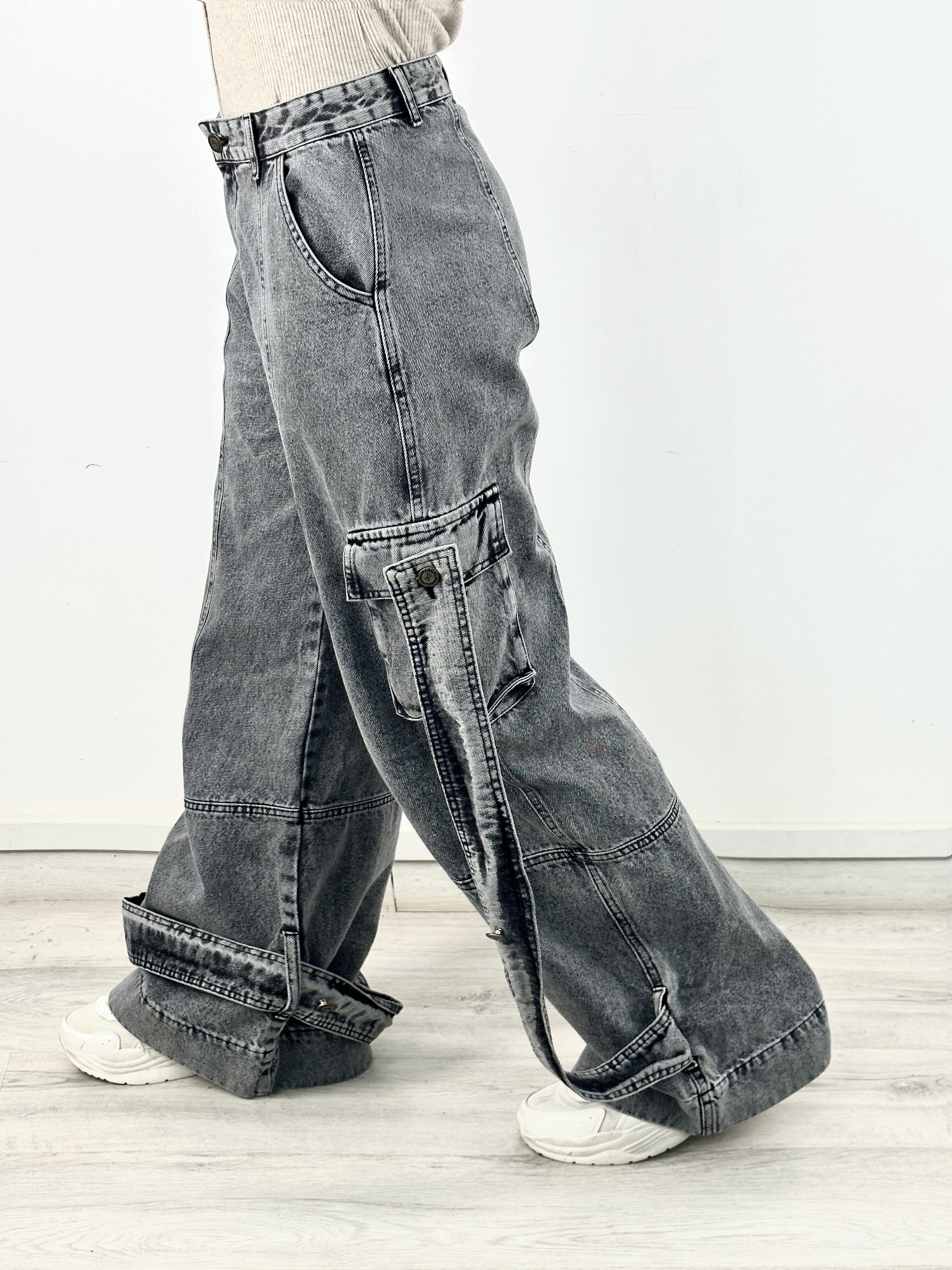 Belted Cargo Cloudy Silver