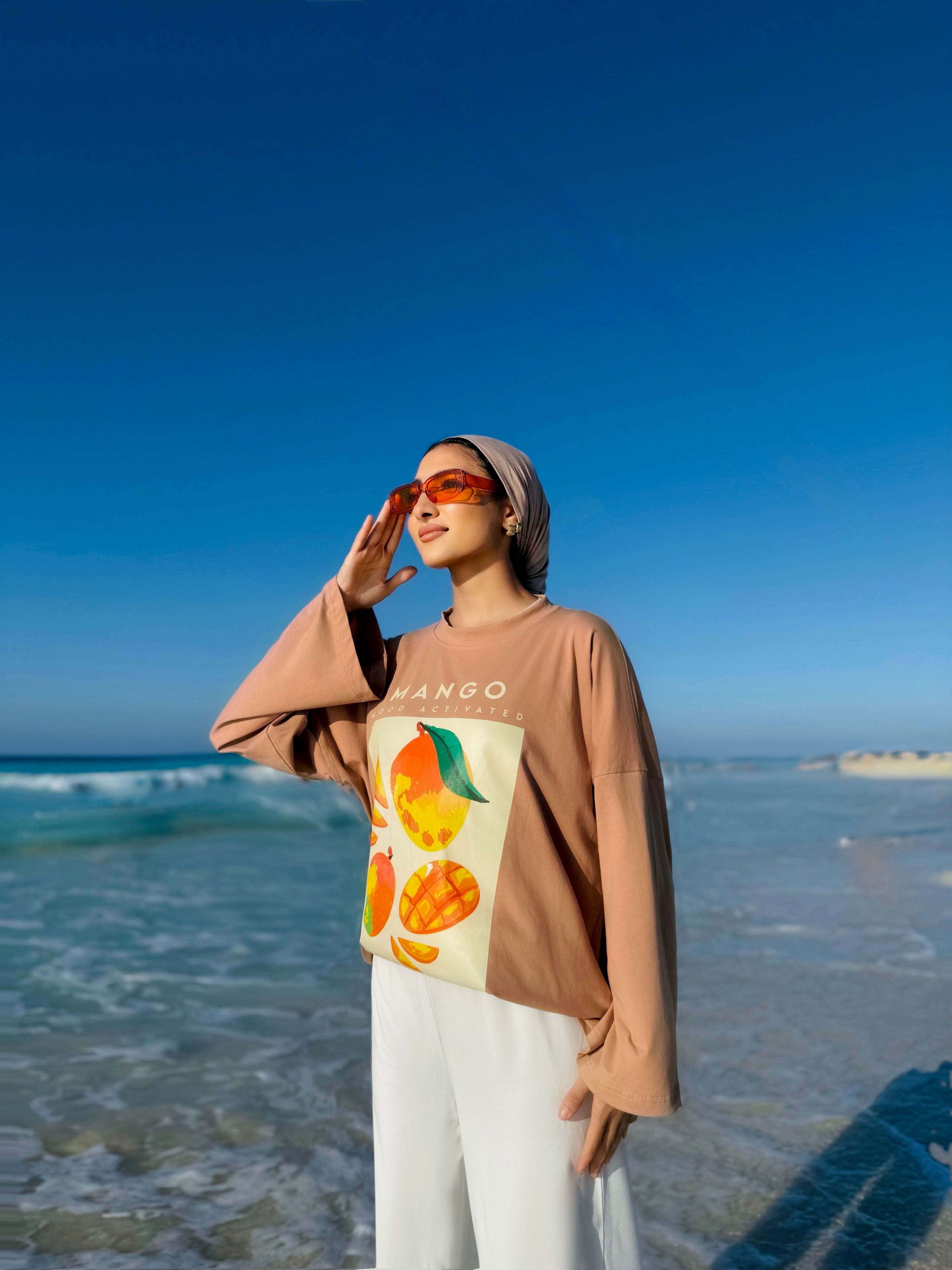 Drippin Mango Long T-Shirt