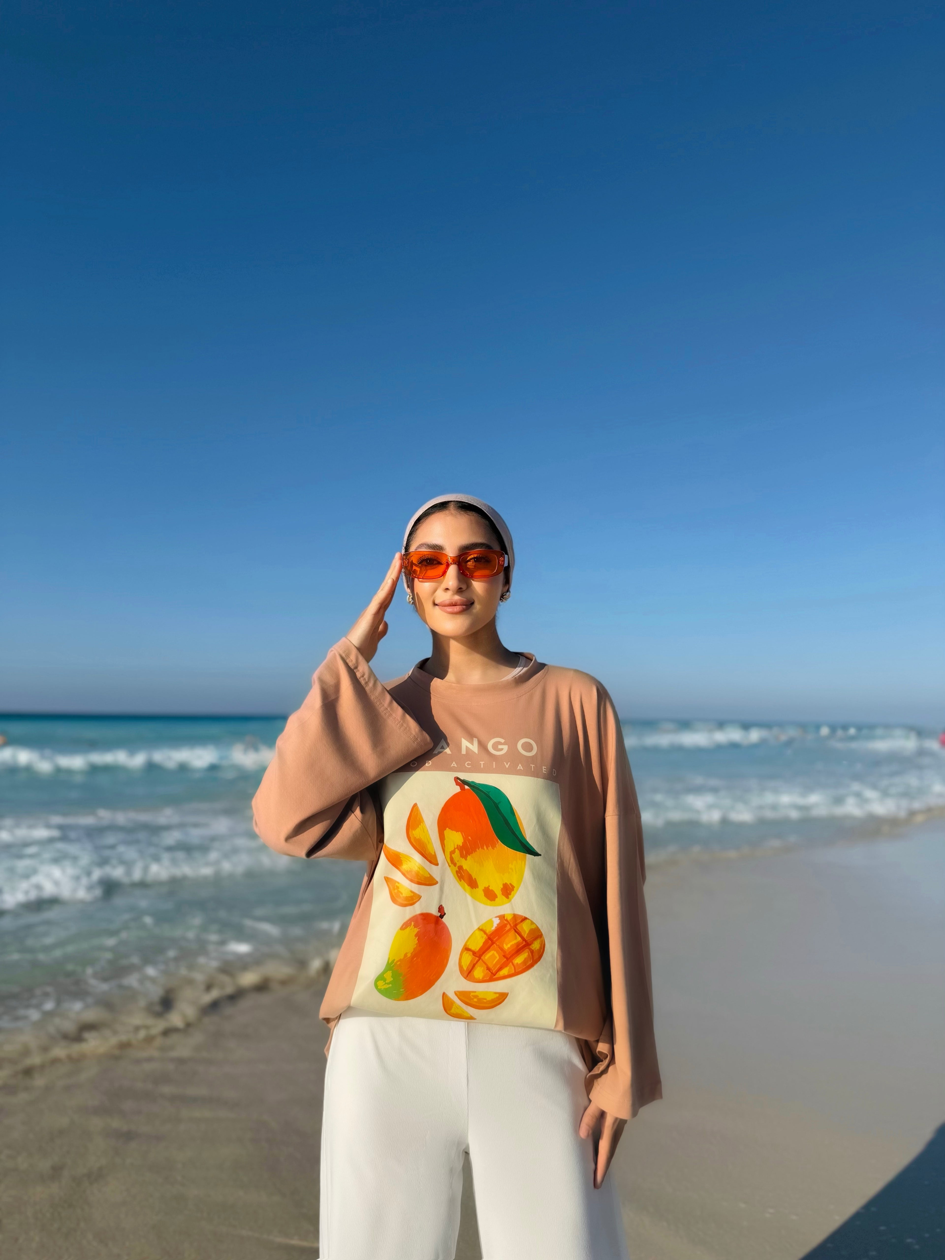 Drippin Mango Long T-Shirt