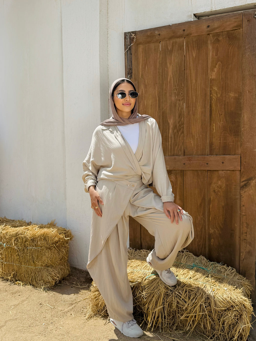 Wrap Puff Pants
