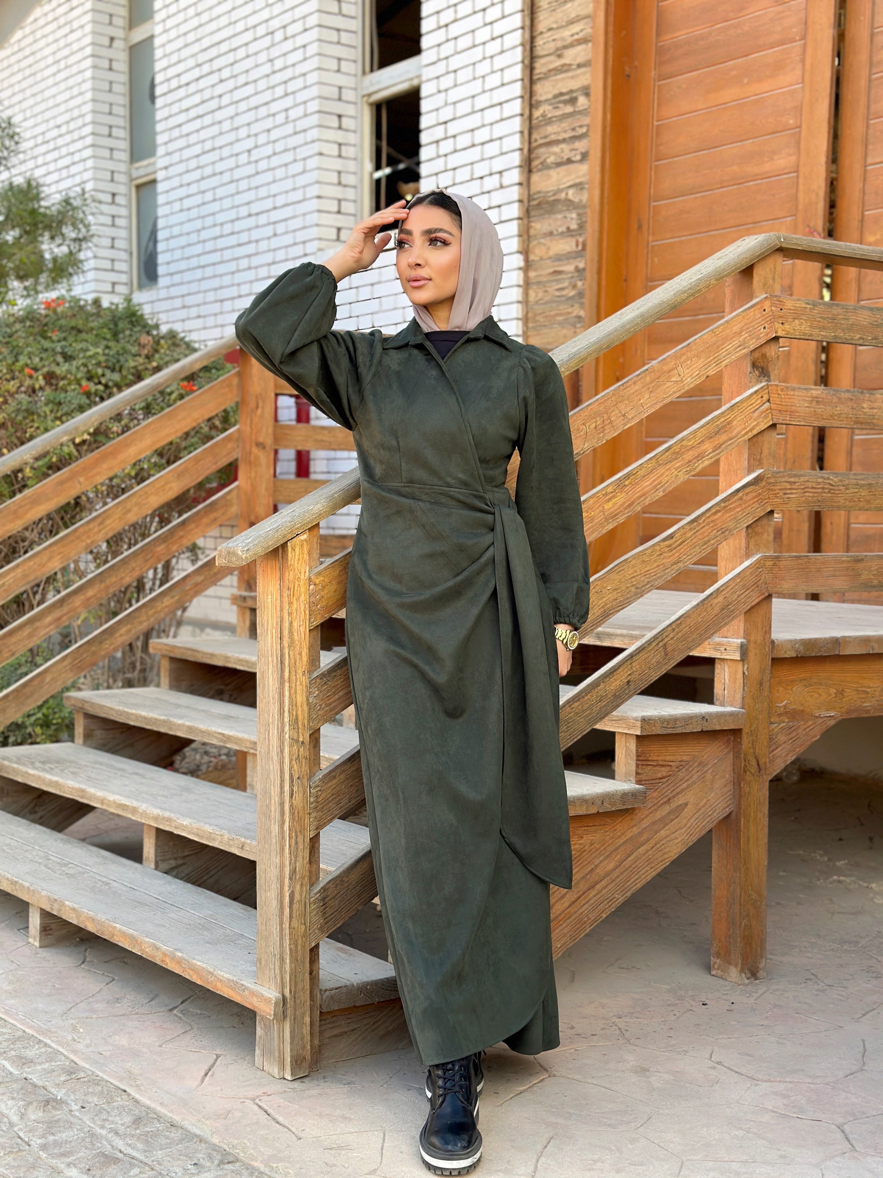 Shape it Suede Dress