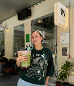 Le Cafe du Matcha Embroidered T-Shirt