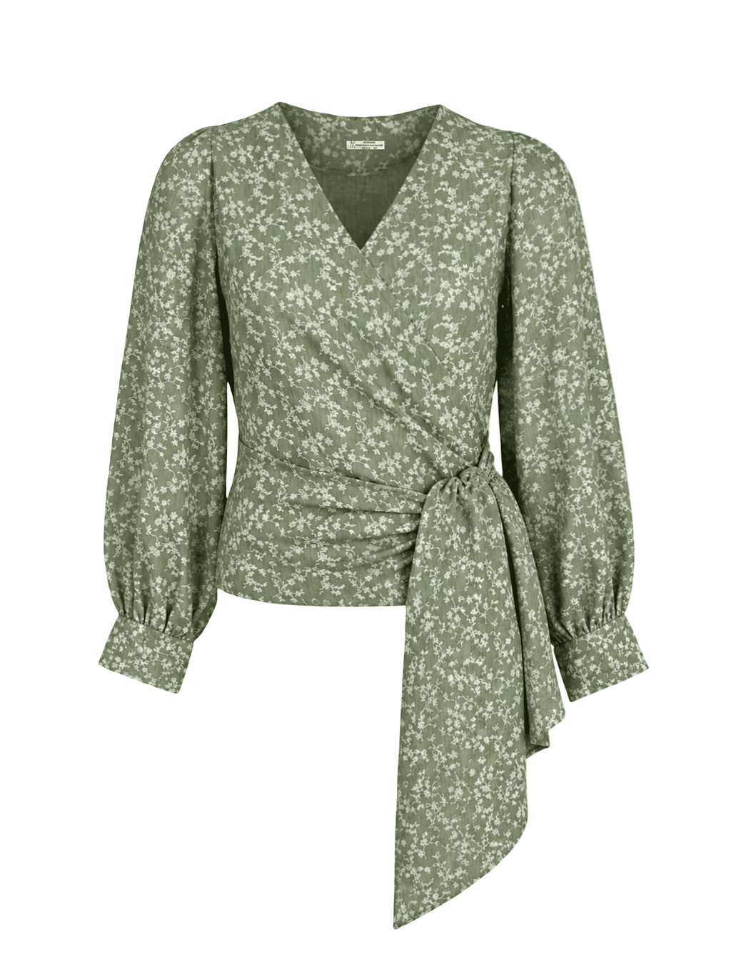 Wrap Floral Blouse