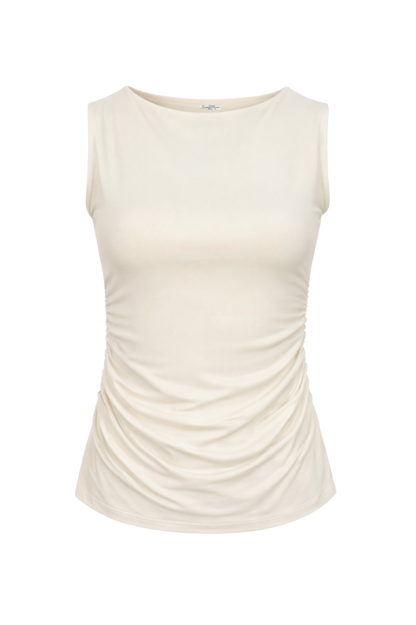 Double layer Snatched Sleeveless Basic