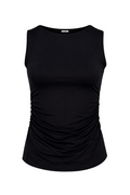 Double layer Snatched Sleeveless Basic