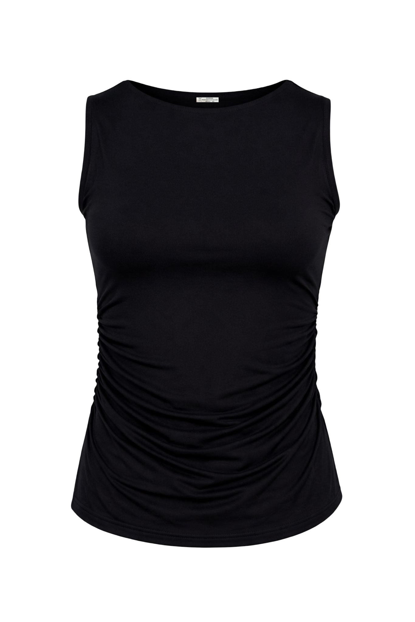 Double layer Snatched Sleeveless Basic