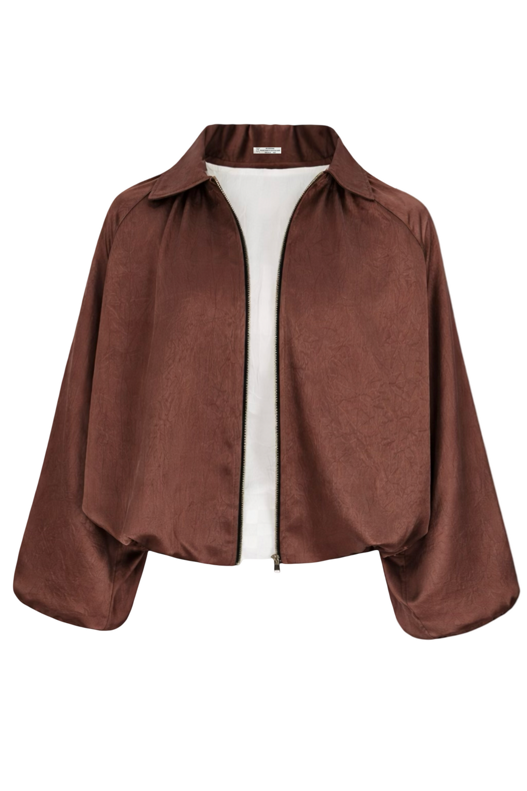 Silk Puff Set Cardigan