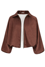 Silk Puff Set Cardigan