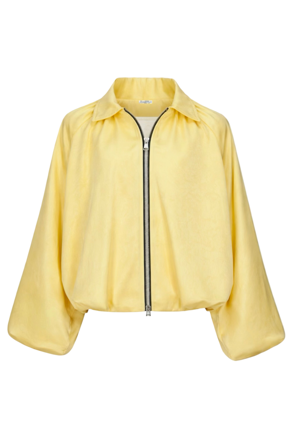 Silk Puff Set Cardigan