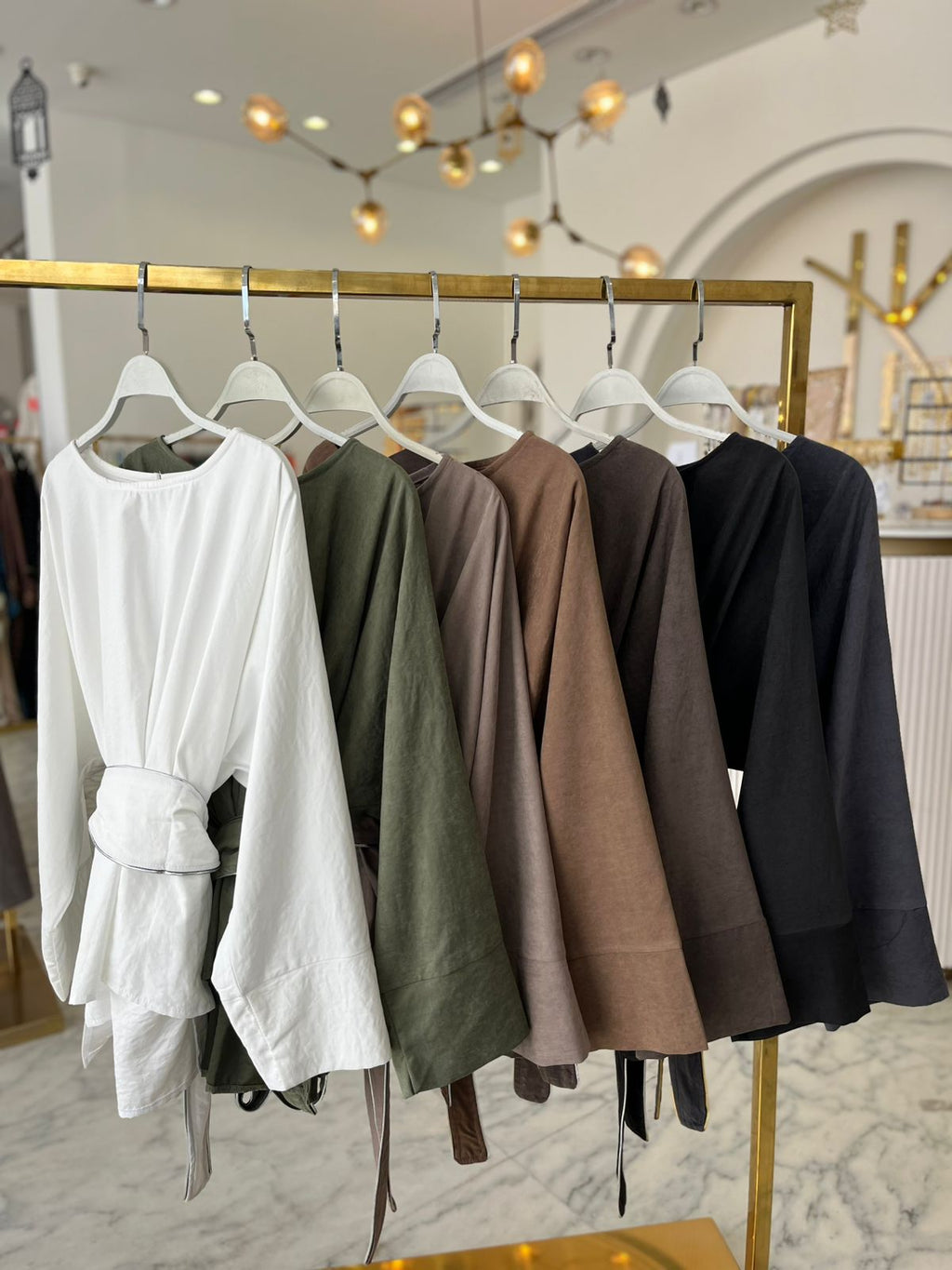 Comfy Suede Wrap Set Top