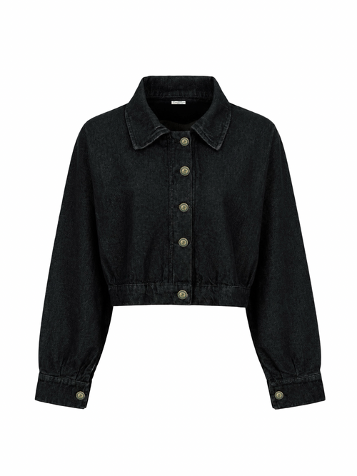 Cropped Denim Jacket