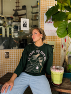 Le Cafe du Matcha Embroidered T-Shirt