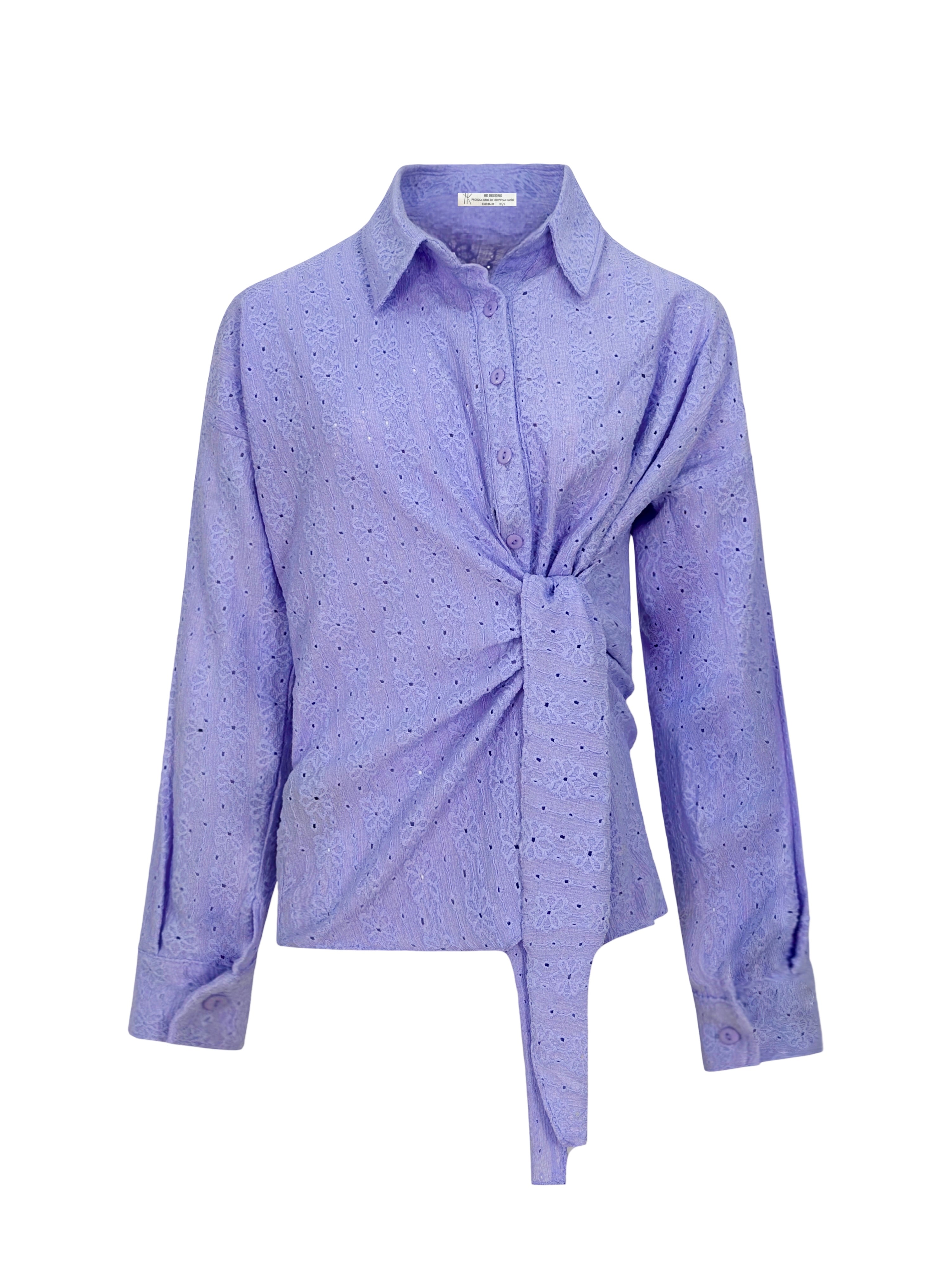 Wrap it Embroidered Set Shirt