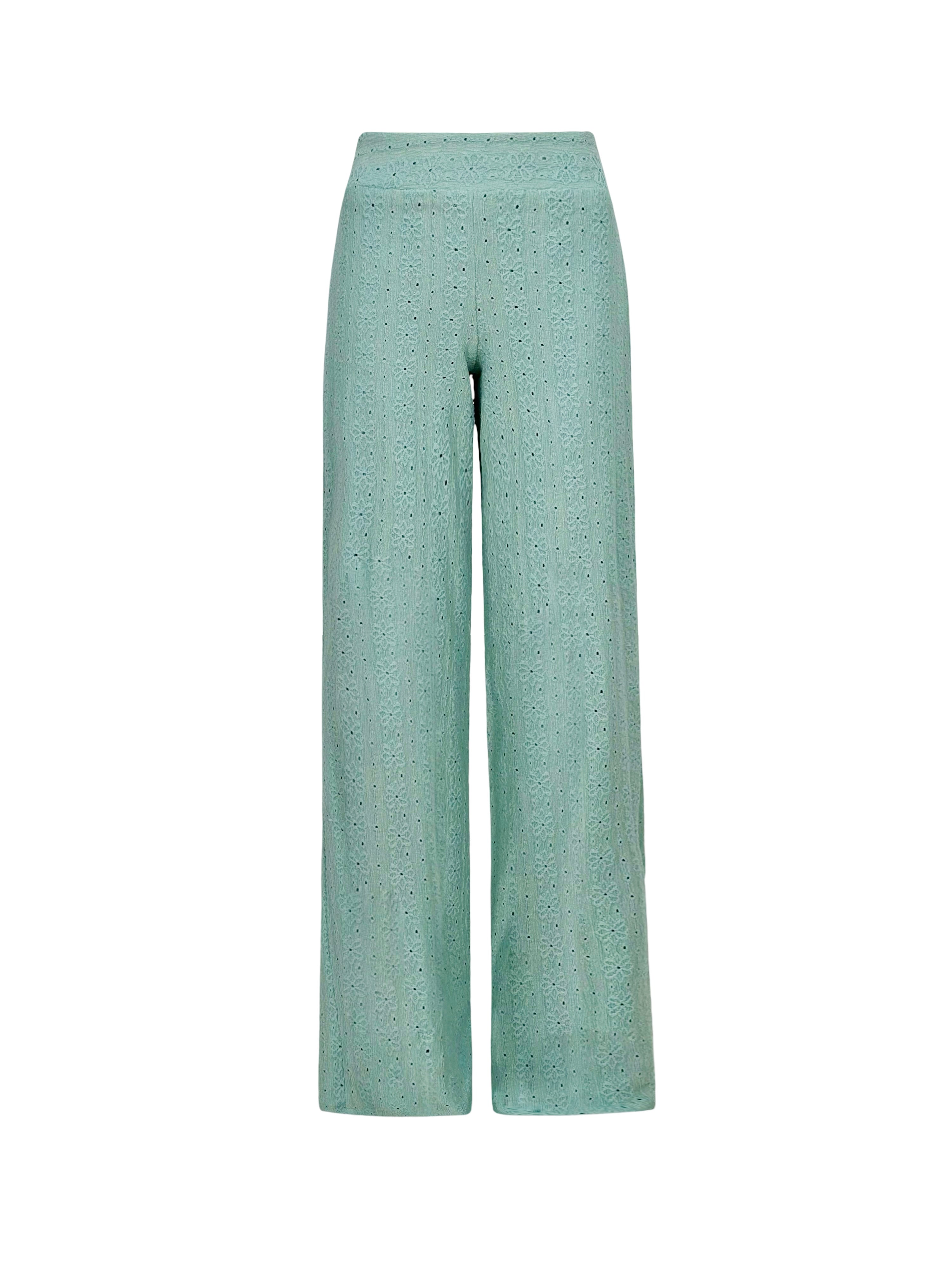 Wrap it Embroidered Set Pants