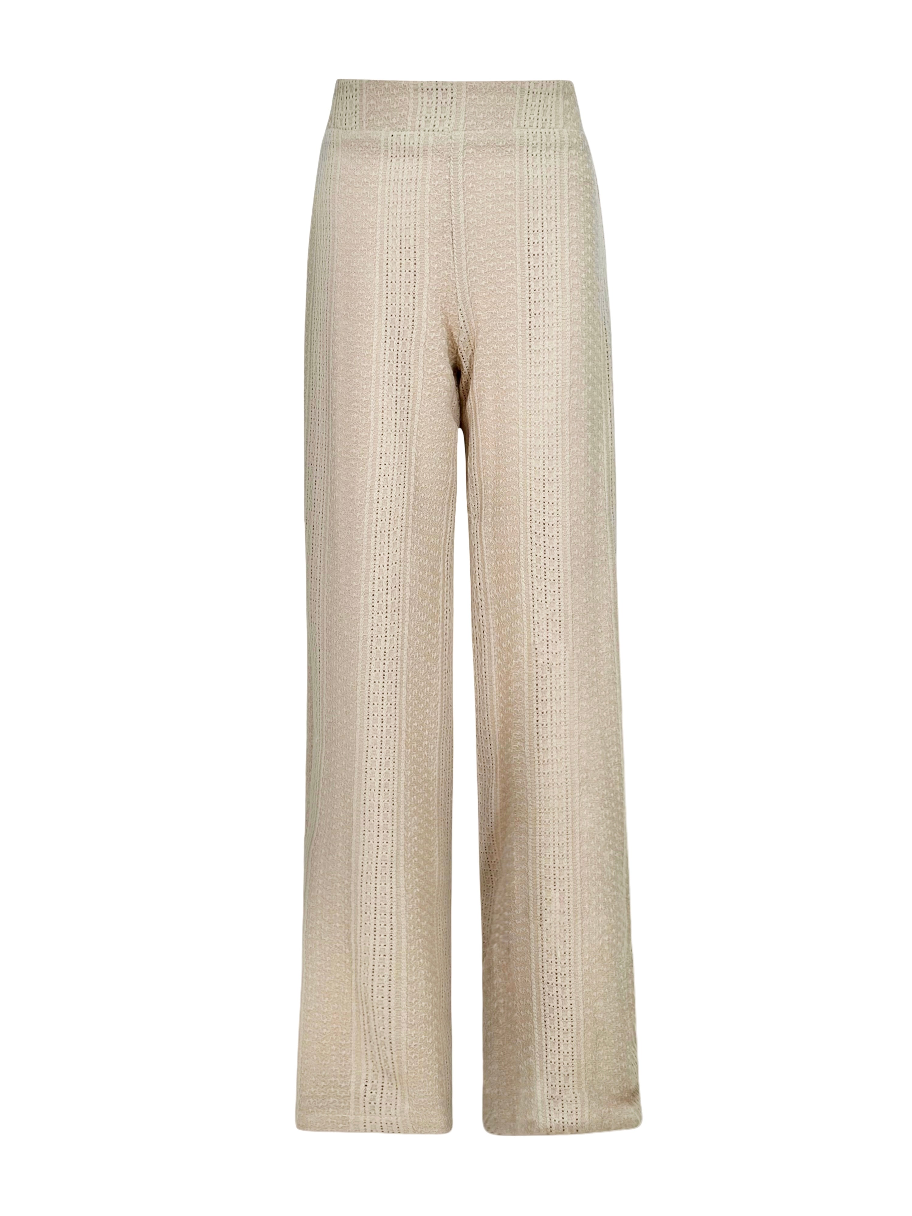 Kimono Embroidered Set Pants
