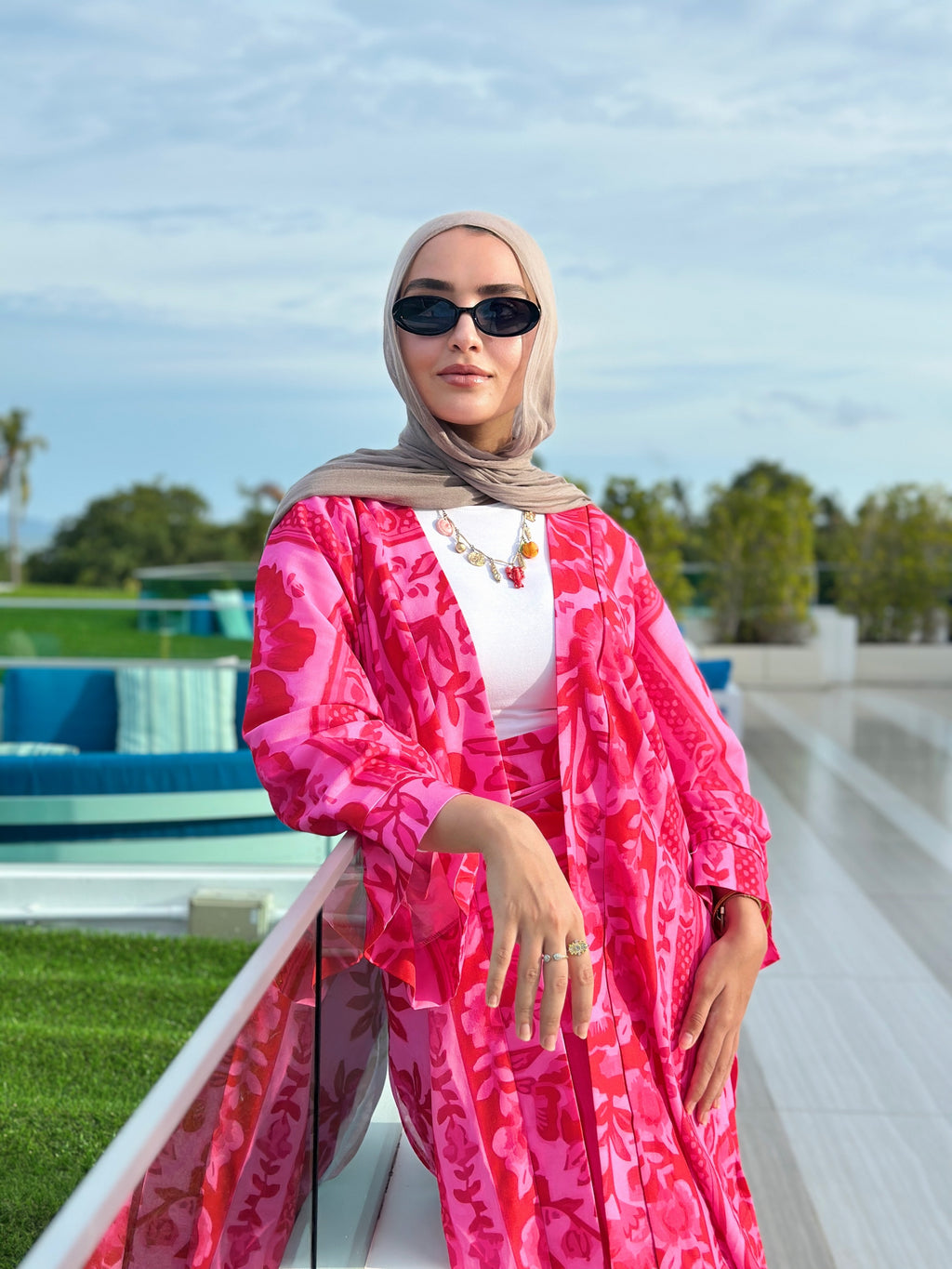 Blushing Rose Kimono