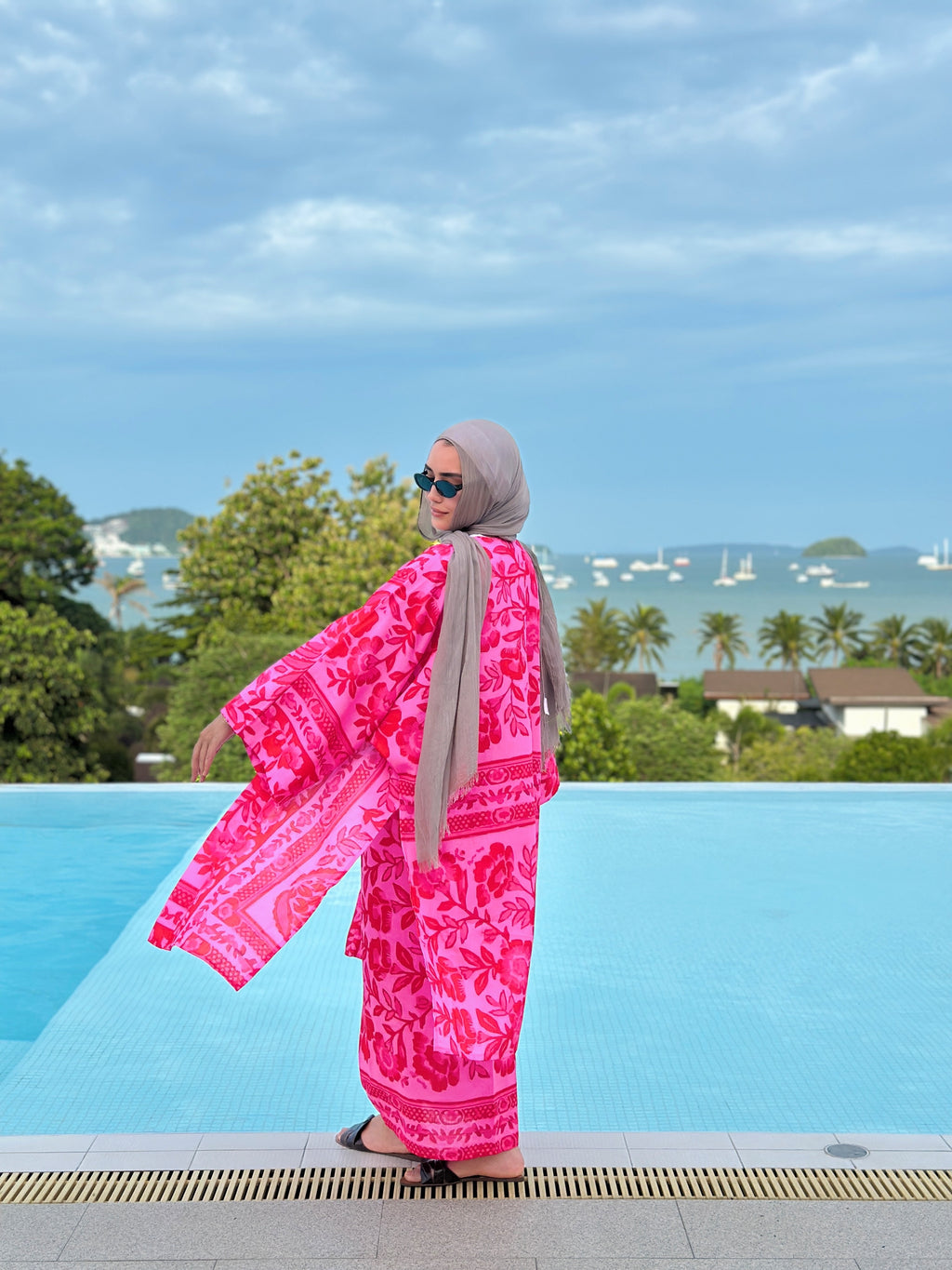 Blushing Rose Kimono