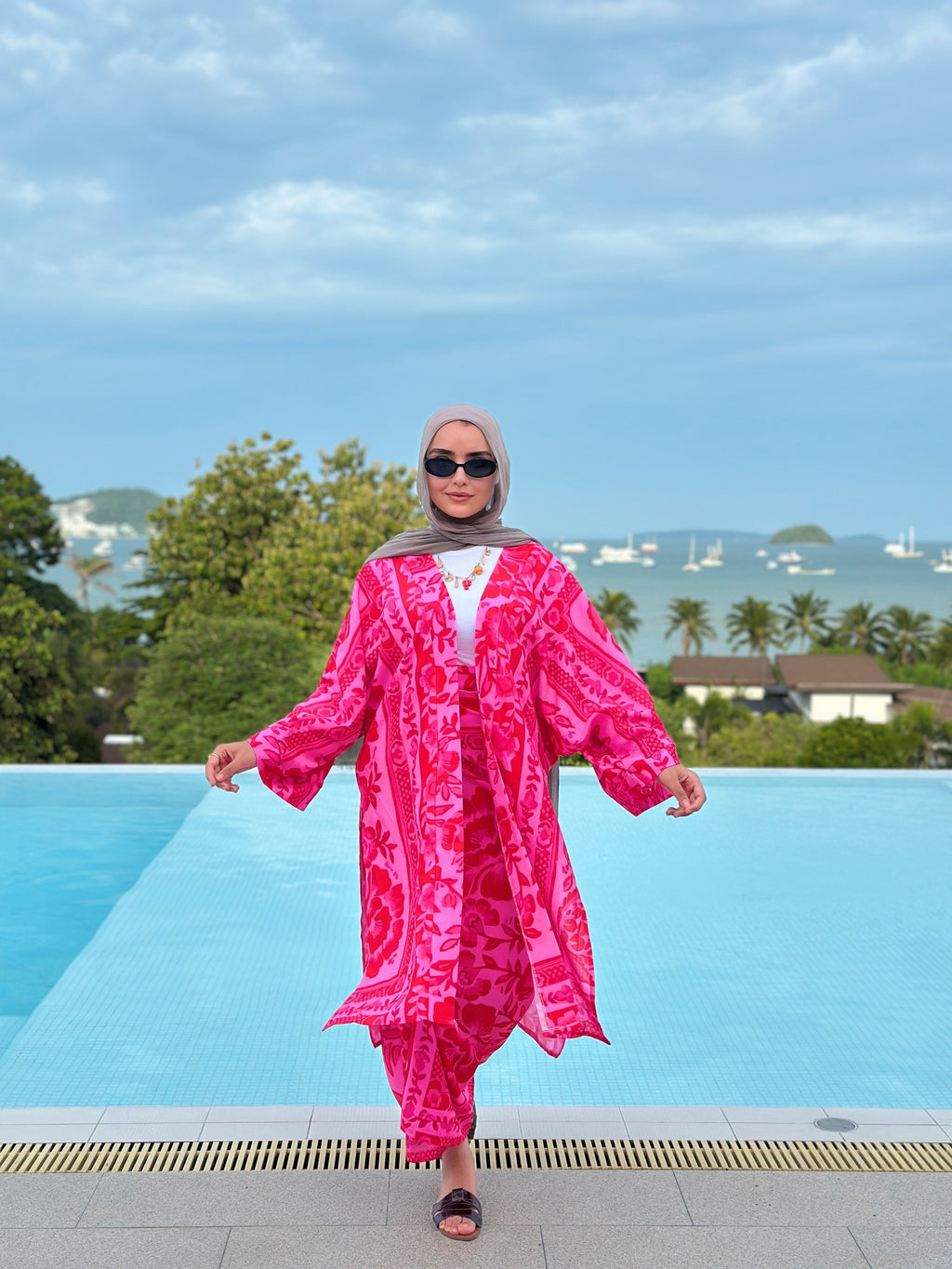 Blushing Rose Kimono