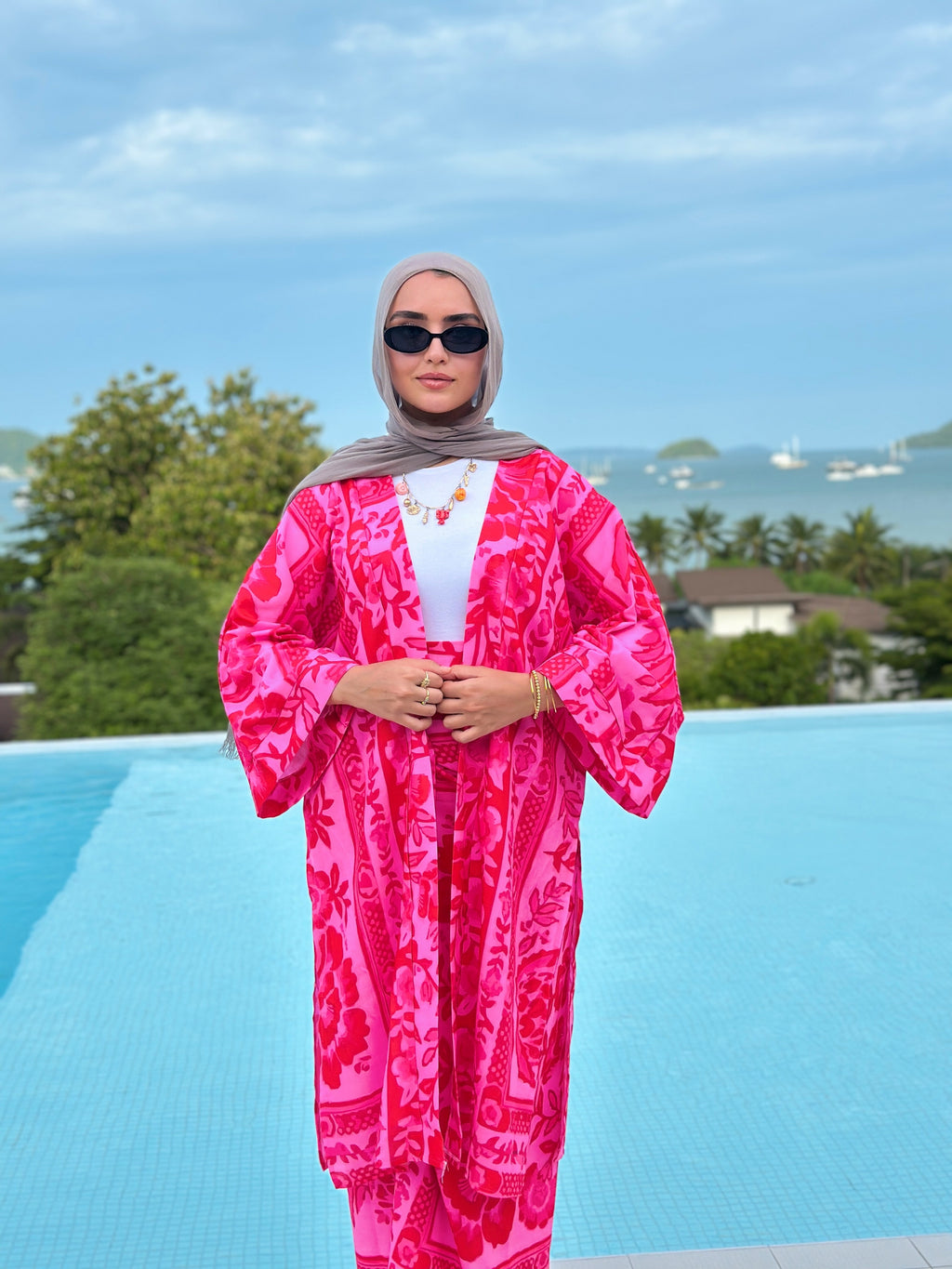 Blushing Rose Kimono