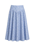 Floral Snatched Skirt
