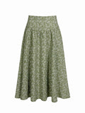 Floral Snatched Skirt