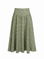 Floral Snatched Skirt